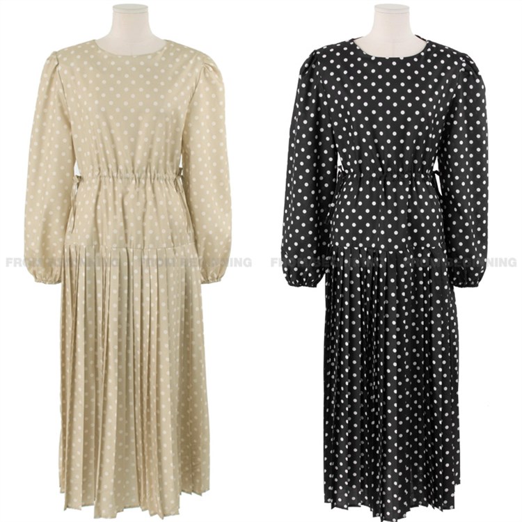 【 娞 within nei × 2 】 Purchasing agent Straight hair ~ salon Wave point Frill Dress 130287
