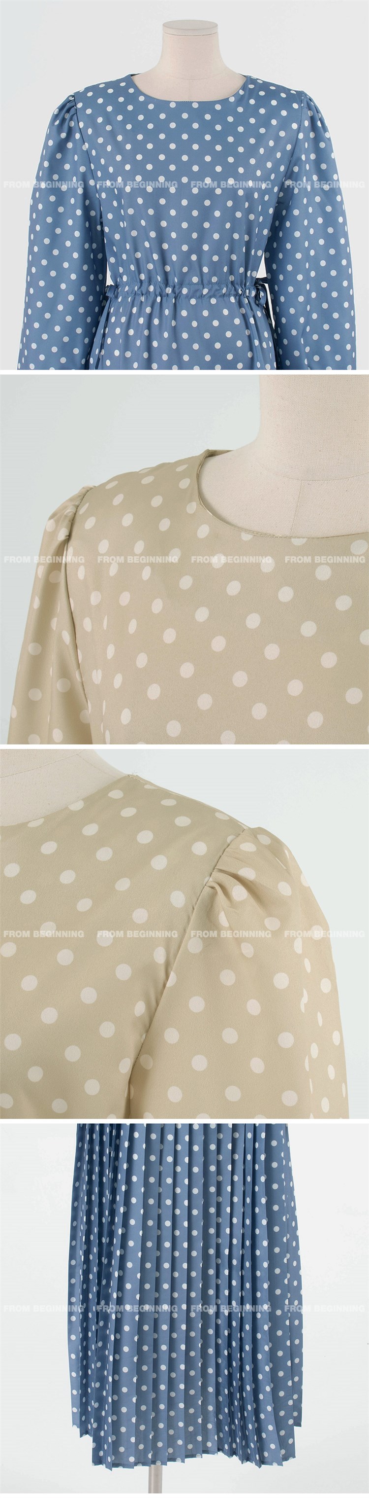 【 娞 within nei × 2 】 Purchasing agent Straight hair ~ salon Wave point Frill Dress 130287
