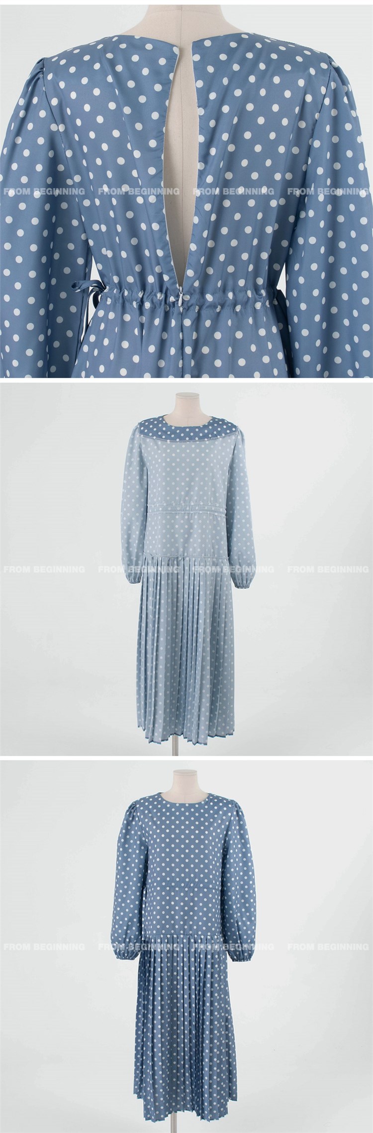 【 娞 within nei × 2 】 Purchasing agent Straight hair ~ salon Wave point Frill Dress 130287